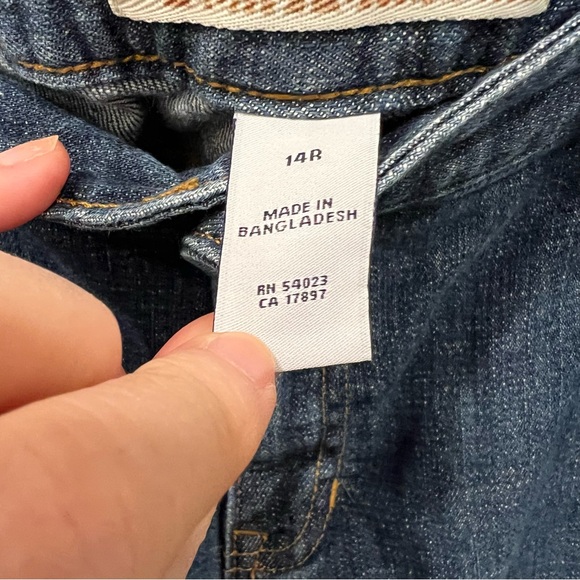 Vintage Gap Curvy Straight High‎ Rise Medium Wash Jeans Size 14 - Picture 4 of 6